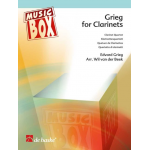 Grieg for Clarinets (3 Klarinetten und Bassklarinette) -Edvard Grieg / Arr.Wil van der Beek