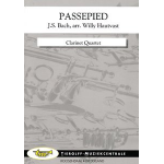 Passepied, Clarinet Quartet -Johann Sebastian Bach / Arr.Willy Hautvast