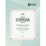 5 Stücke im Volkston op.102 : -Robert Schumann