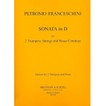 Sonate D-Dur für 2 Trompeten, -Petronio Franceschini