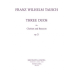 3 Duos : für Klarinette und Fagott - Jakob Tausch