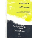 Miserere op.140 : for mixed chorus -Knut Nystedt