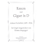 Kanon und Gigue für Orgel -Johann Pachelbel