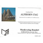 Alphorn-Tag (Konzertstück für 4 Alphörner in F & Blasorchester) -Gottfried Veit