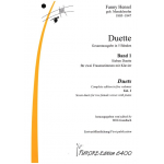 Duette Band 1-5 für 2 Gesangsstimmen -Fanny Cecile Mendelssohn (Hensel)