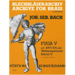 Fuga 5 à 4 BWV874 : für 2 Trompeten -Johann Sebastian Bach