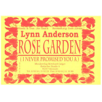 Rose Garden (I never promised you a) (Lynn Anderson) -Joe South / Arr.Erwin Jahreis