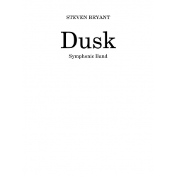 Dusk -Steven Bryant