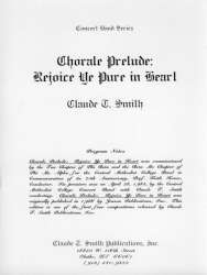 Chorale Prelude on a German Hymn Tune -Claude T. Smith