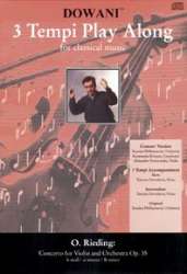 Konzert für Violine und Orchester op. 35 in h-moll (Solostimme + 1 CD) -Oskar Rieding