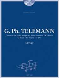 Konzert für Viola, Streicher und B.c. TWV 51:G9 in G-Dur - Georg Philipp Telemann