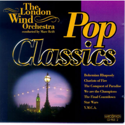 CD "Pop Classics" -The London Wind Orchestra / Arr.Marc Reift