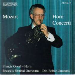 CD "Mozart Horn Concerti" -Francis Orval