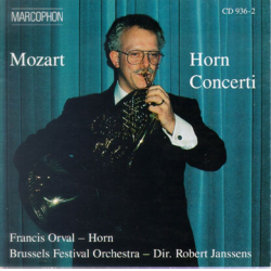 CD "Mozart Horn Concerti" -Francis Orval