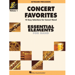 Essential Elements - Concert Favorites Vol. 1 - 18 Keyboard Percussion / Stabspiele (english) -Diverse / Arr.Michael Sweeney