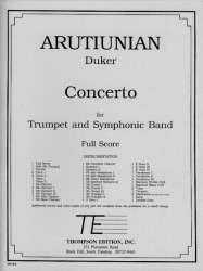 Concerto for Trumpet and Symphonic Band -Alexander Arutjunjan / Arr.Guy M. Duker