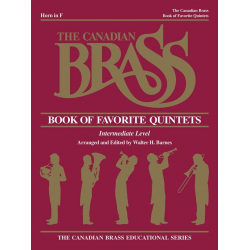 The Canadian Brass Book of Favorite Quintets - Horn in F -Canadian Brass / Arr.Walter Barnes