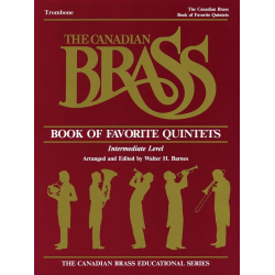 The Canadian Brass Book of Favorite Quintets - Posaune -Canadian Brass / Arr.Walter Barnes