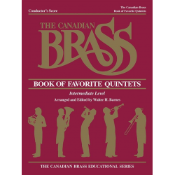 The Canadian Brass Book of Favorite Quintets - Partitur -Canadian Brass / Arr.Walter Barnes