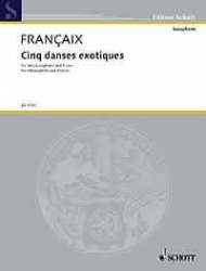 Cinq danses exotiques für Saxophon & Klavier -Jean Francaix