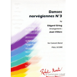 Norwegian dance No 3 - Danse norvégienne No 3 -Edvard Grieg / Arr.Jean Villers
