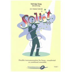 Solveig's song (Solo & Concert Band) -Edvard Grieg / Arr.Gunnar Lintvedt