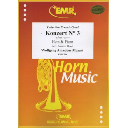 Konzert No. 3 -Wolfgang Amadeus Mozart / Arr.Francis Orval