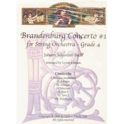 Brandenburg 1 for String Orchestra -Johann Sebastian Bach / Arr.William P. Latham