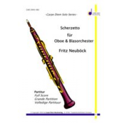 Scherzetto für Oboe und Blasorchester -Fritz Neuböck