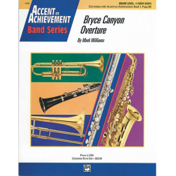Bryce Canyon Overture (concert band) -Mark Williams