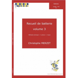 Recueil de batterie, volume 3 -Christophe Merzet
