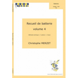 Recueil de batterie, volume 4 -Christophe Merzet