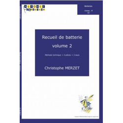 Recueil de batterie, volume 2 -Christophe Merzet