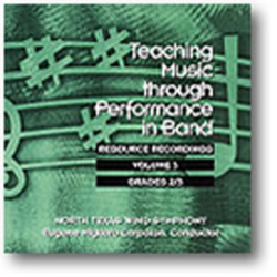CD "3 CD Set: Teaching Music Through Performance in Band, Vol. 03" - Grade 2-3 -North Texas Wind Symphony / Arr.Eugene Migliaro Corporon