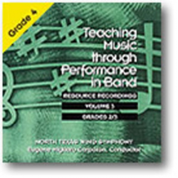 CD "3 CD Set: Teaching Music Through Performance in Band, Vol. 03" - Grade 4 -North Texas Wind Symphony / Arr.Eugene Migliaro Corporon