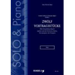 Zwölf Vortragsstücke für Posaune und Klavier -Hermann Xaver Egner