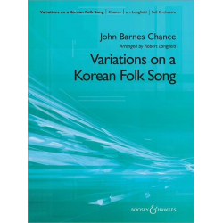 Full Orchestra: Variations on a Korean Folk Song -John Barnes Chance / Arr.Robert Longfield
