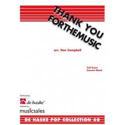 Thank you for the Music -Benny Andersson & Björn Ulvaeus (ABBA) / Arr.Don Campbell