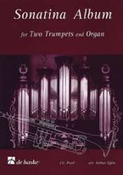 Sonatina Album for Two Trumpets and Organ -Johann Christoph Pezel / Arr.Arthur Eglin