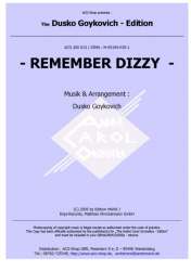 Remember Dizzy -Dusko Goykovich / Arr.Dusko Goykovich