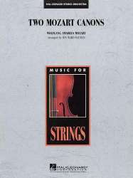 Two Mozart Canons -Wolfgang Amadeus Mozart / Arr.Jon Ward Bauman