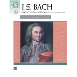 Two & Three Part Inventions (Book/CD) -Johann Sebastian Bach / Arr.Robert Palmer