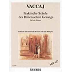 Praktische Schule des Italienischen Gesangs (Hoch) - Buch & CD -Nicola Vaccai