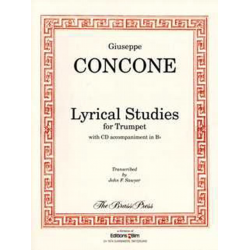 Lyrical Studies for Trumpet or Horn -Giuseppe Concone / Arr.John F. Sawyer