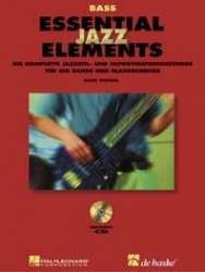 Essential Jazz Elements (D) - E-Bass - Buch + 2 Playalong-CD's -Mike Steinel
