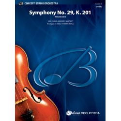 Mozart Symphony No. 29 K201 (s/o) -Wolfgang Amadeus Mozart / Arr.Janet Farrar-Royce