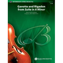 Gavotte & Rigadon fr Suite A Minor (s/o) -Georg Philipp Telemann / Arr.Janet Farrar-Royce