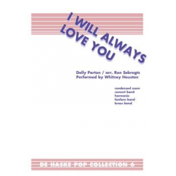 I will always love you -Dolly Parton / Arr.Ron Sebregts