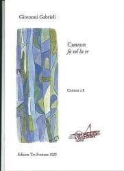 Canzon fa sol la re für Blockflöten-Oktett - Canzon a 8 -Giovanni Gabrieli / Arr.Tom Beets