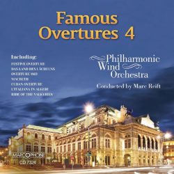 CD "Famous Overtures 4" -Philharmonic Wind Orchestra / Arr.Marc Reift